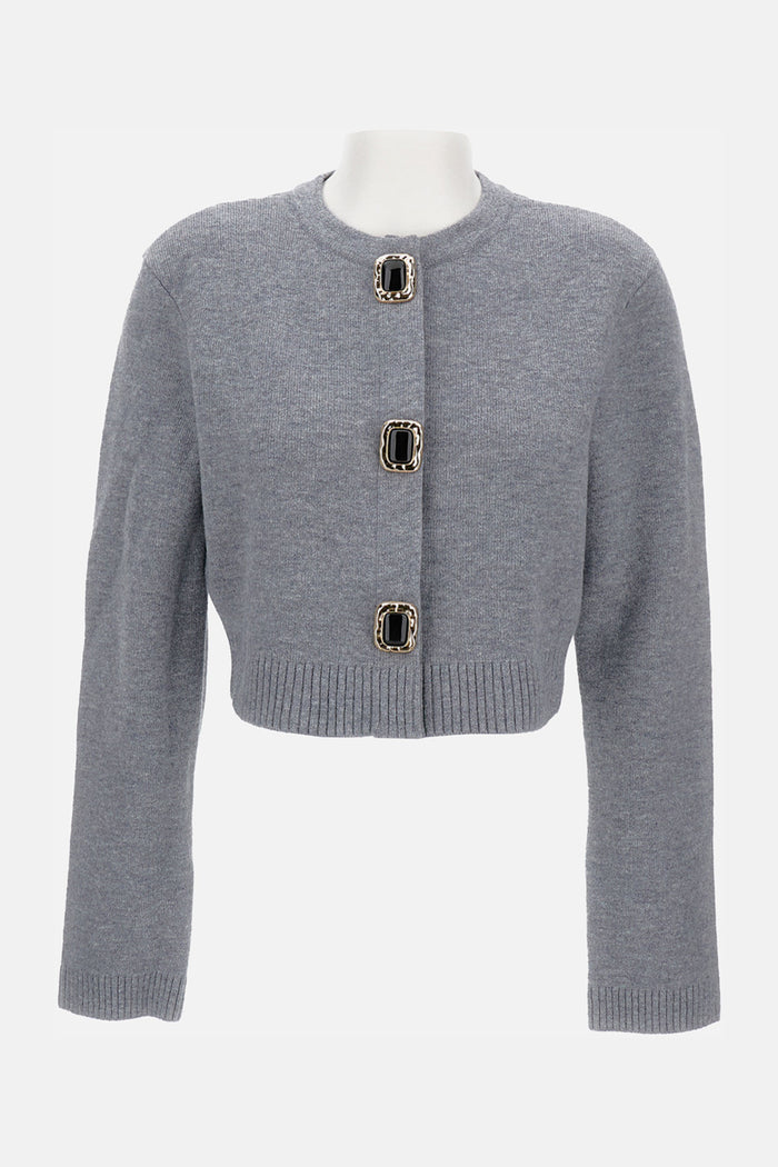 Self-Portrait Sweaters Grey Wo Pa Ea