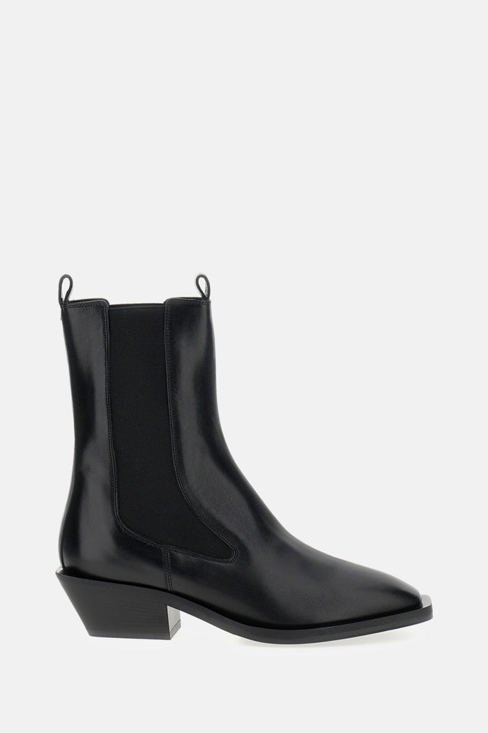 AEYDE Boots Black Calf Leather