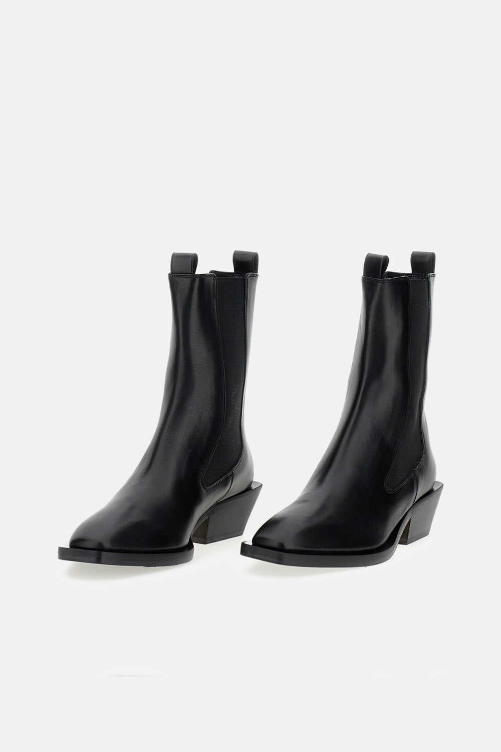 AEYDE Boots Black Calf Leather