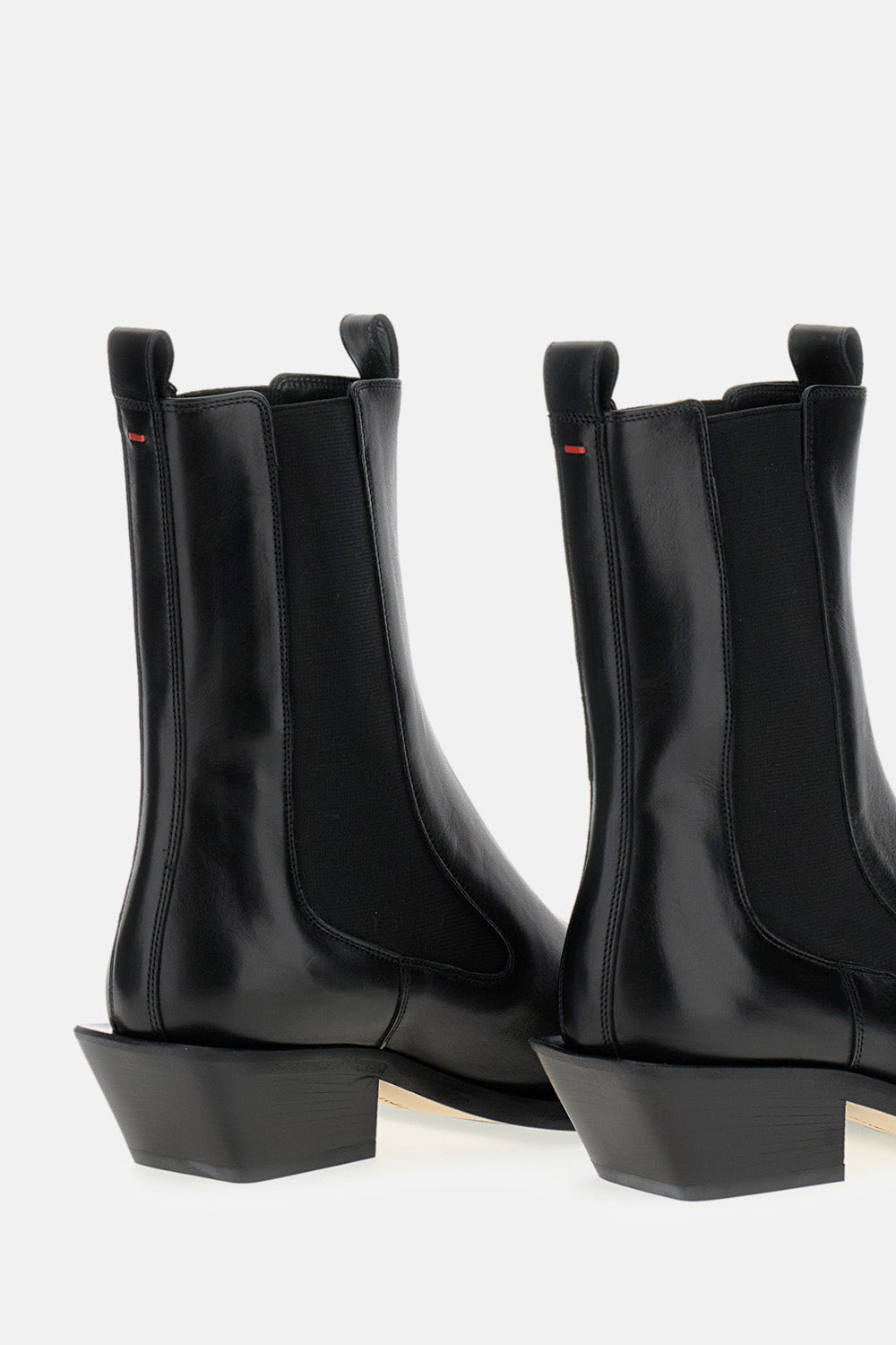 AEYDE Boots Black Calf Leather