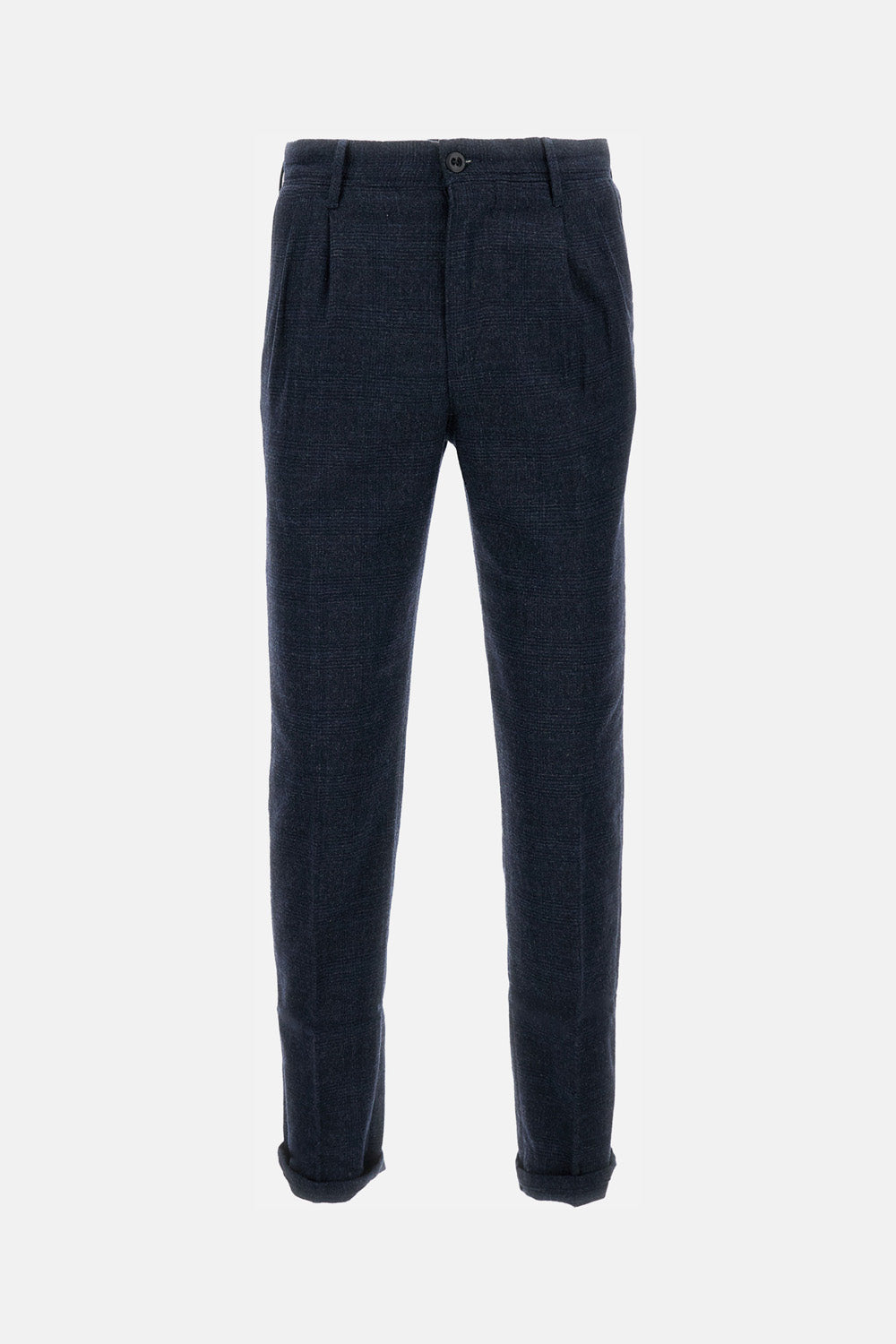 Incotex RTW Blue Virgin Wool Pl Ea