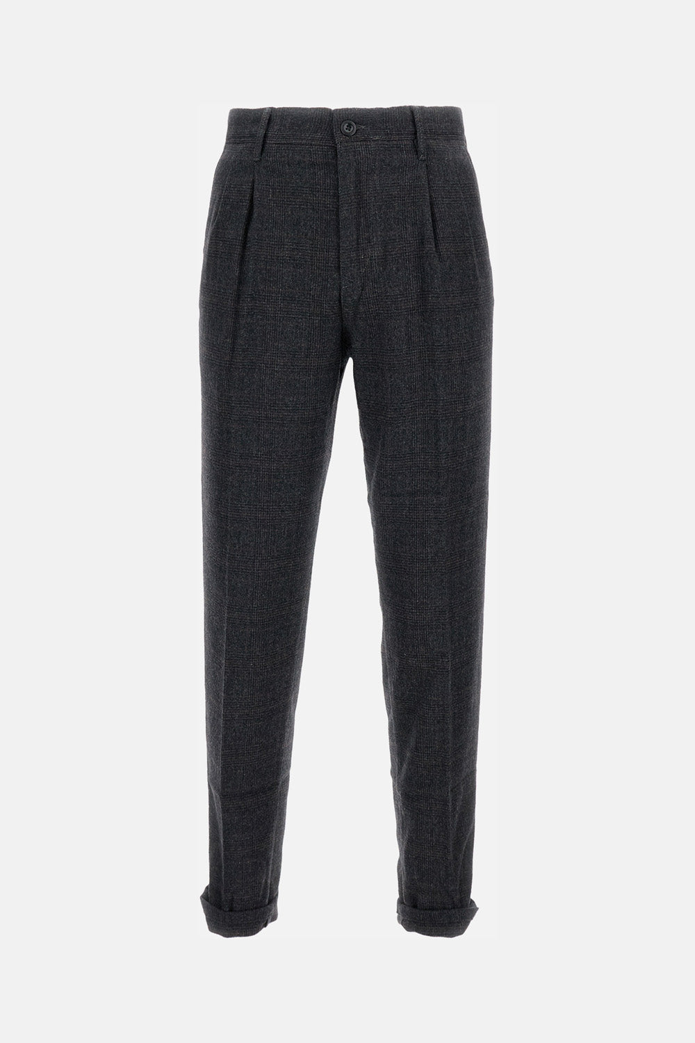 Incotex RTW Grey Virgin Wool Pl Ea