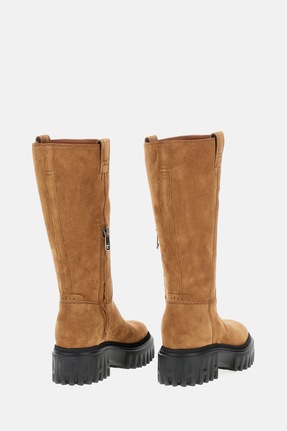 Hogan Boots Brown Calf Leather