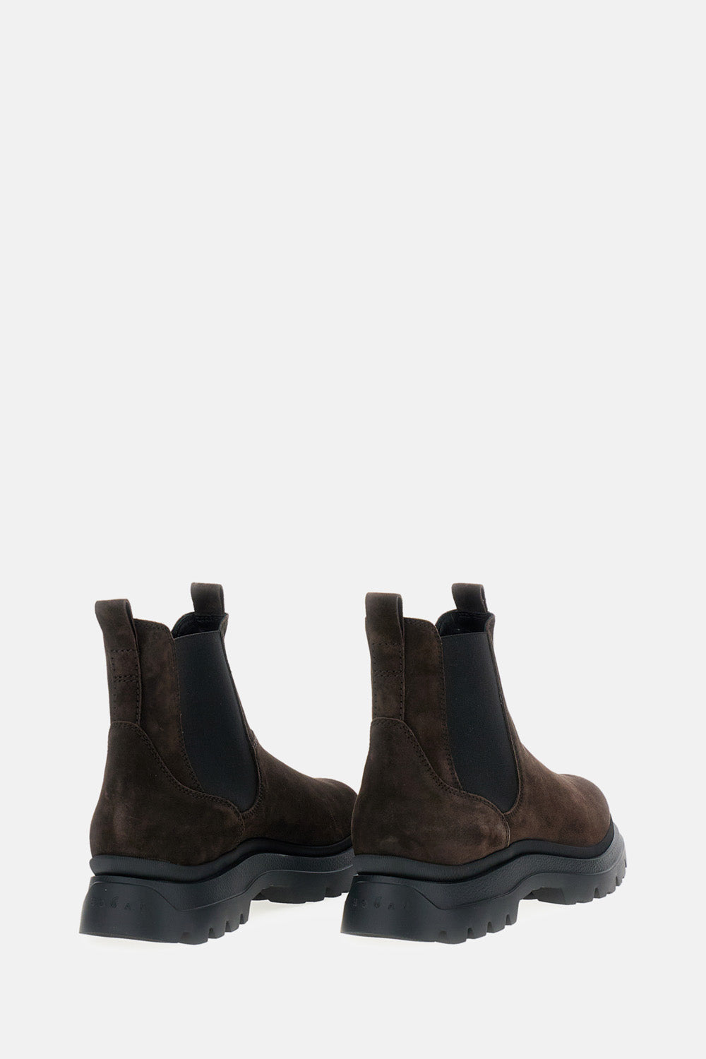 Hogan Boots Brown Calf Leather Tex