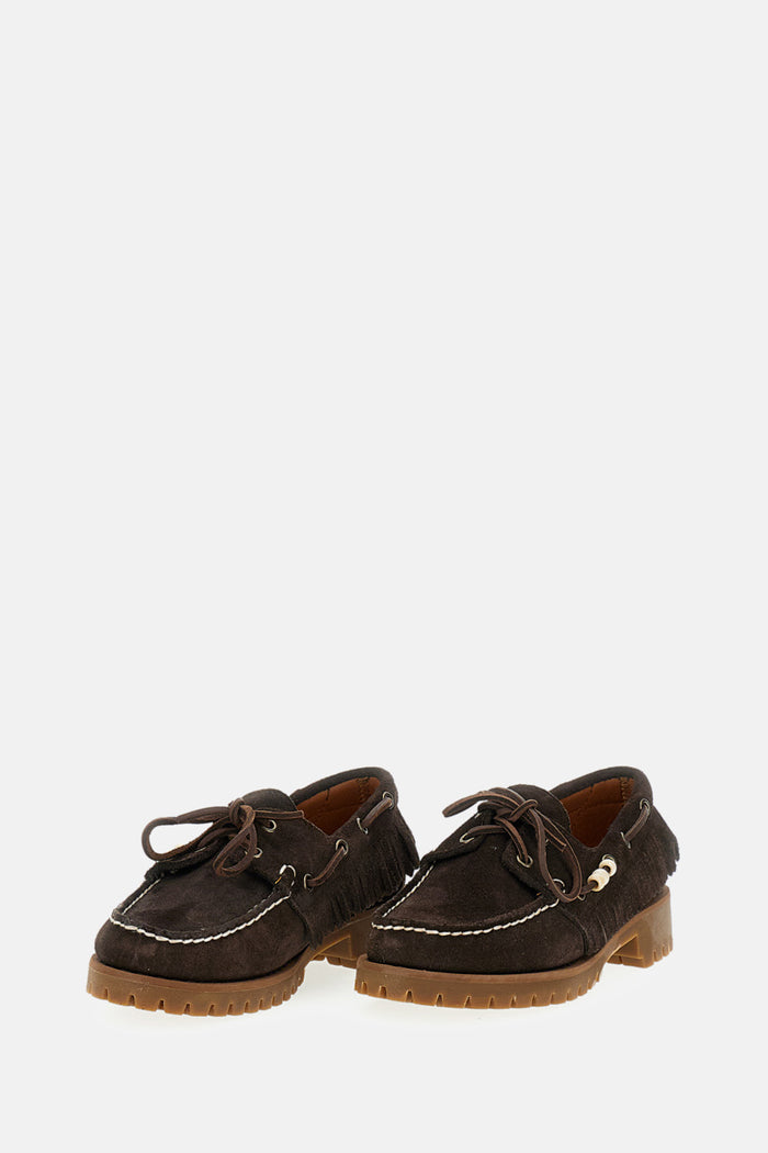 Sebago Flat shoes Brown Leather