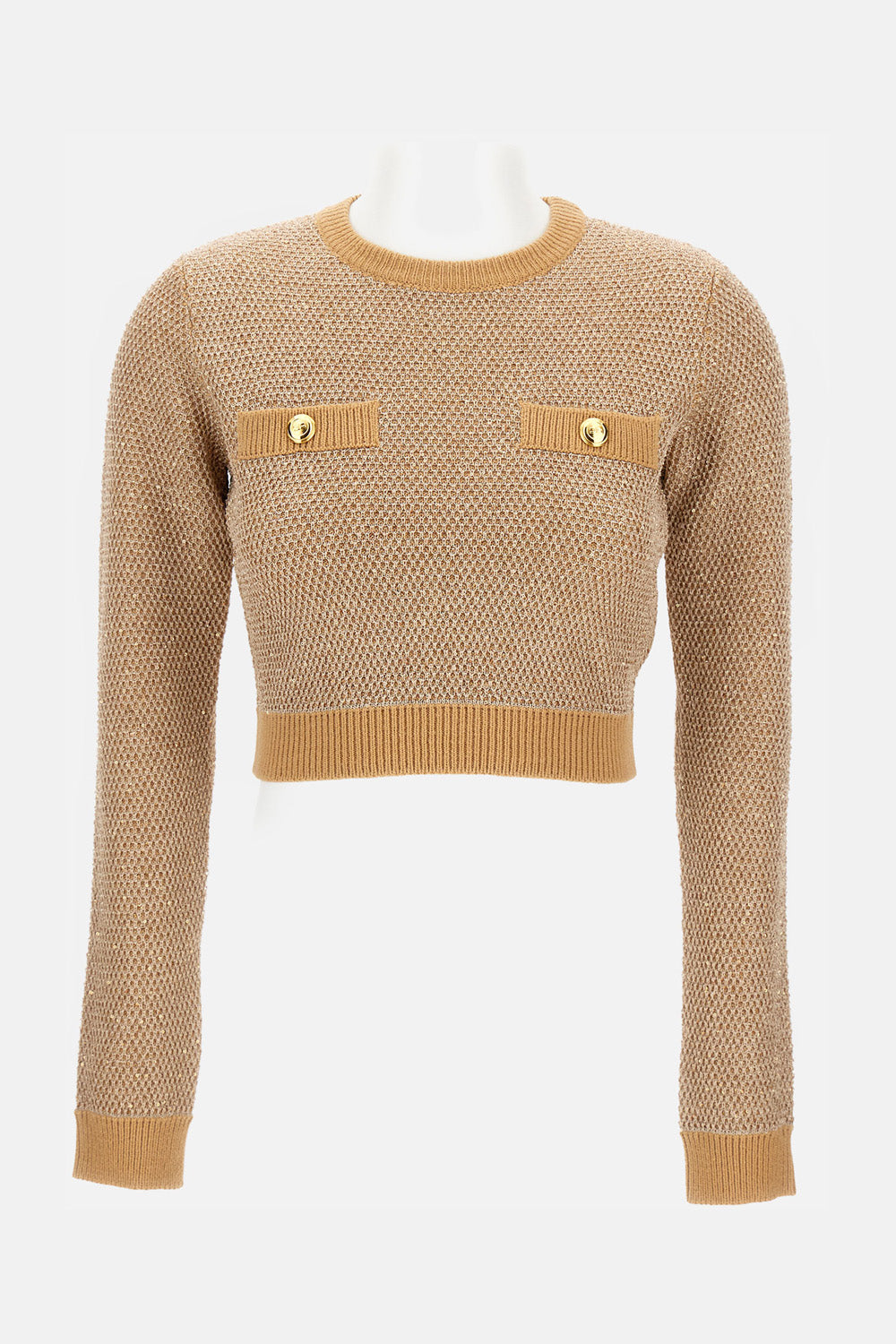Elisabetta Franchi Sweaters Beige