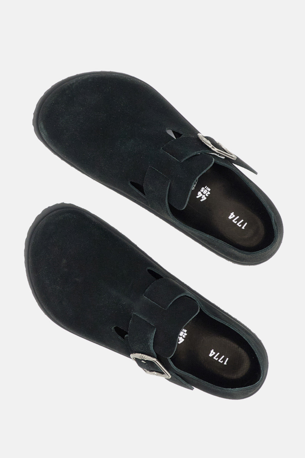 BIRKENSTOCK 1774 Flat shoes Black Leather