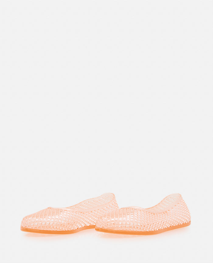Ancient greeks sandals Flat shoes Pink Pvc