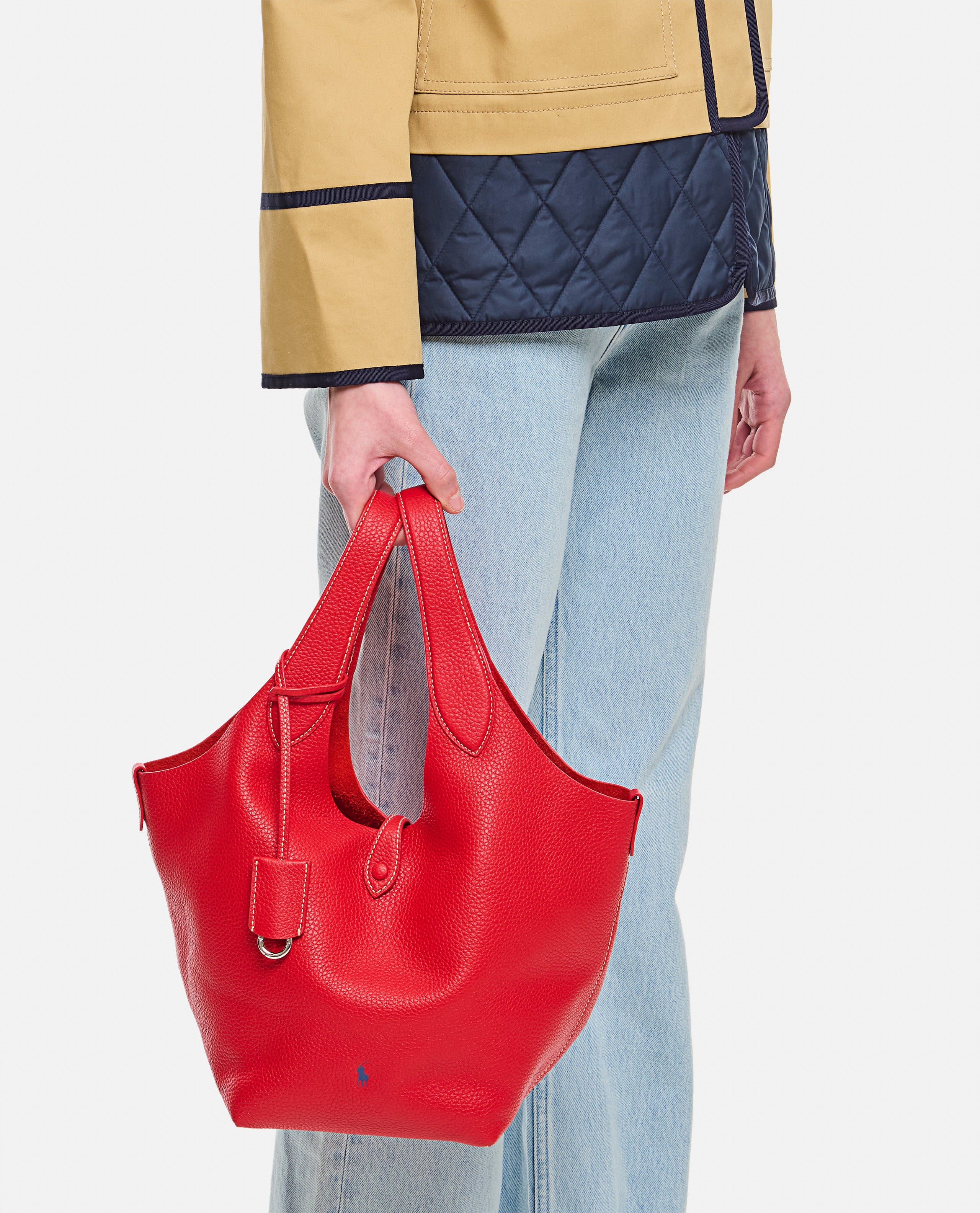 Polo Ralph Lauren Bags Red Cow Leather