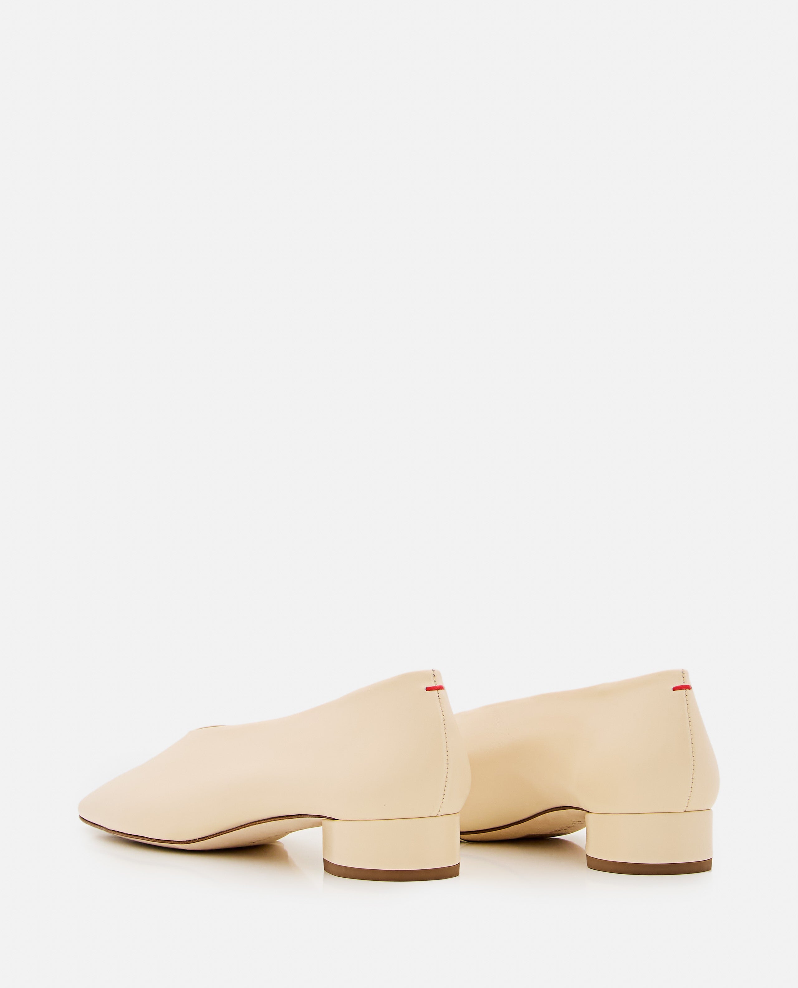 AEYDE With Heel Beige Nappa Leather