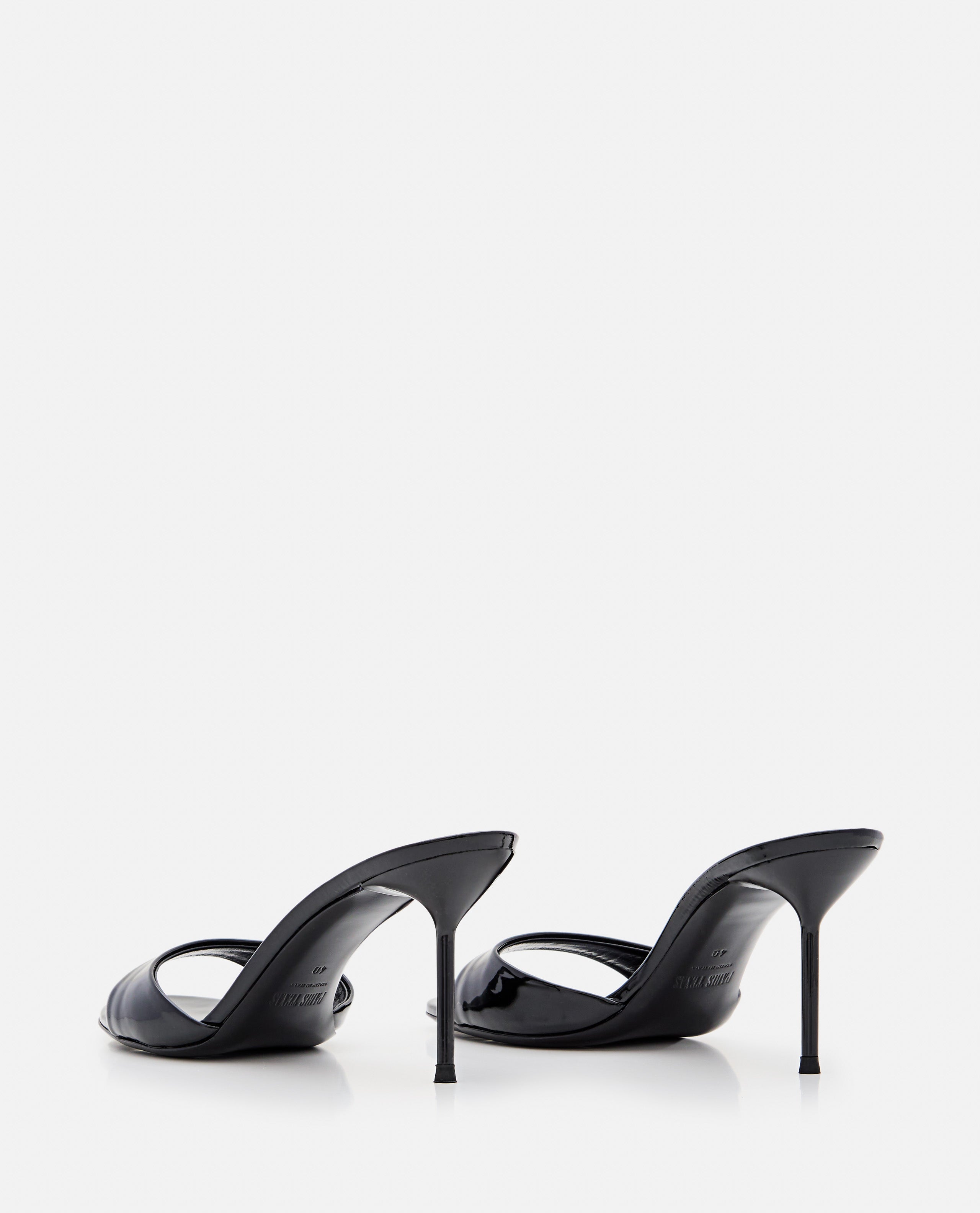Paris Texas With Heel Black Calf Leather