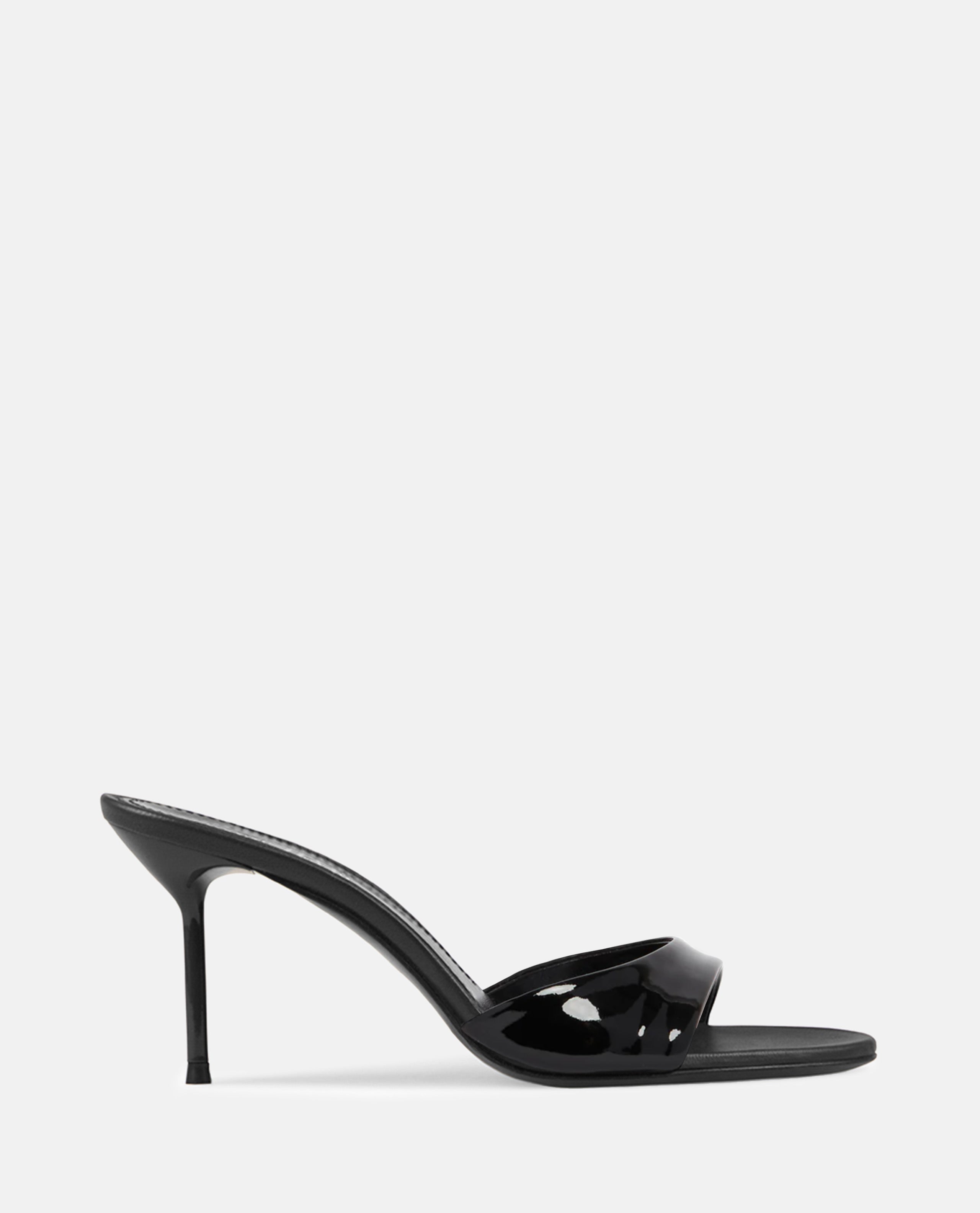 Paris Texas With Heel Black Calf Leather