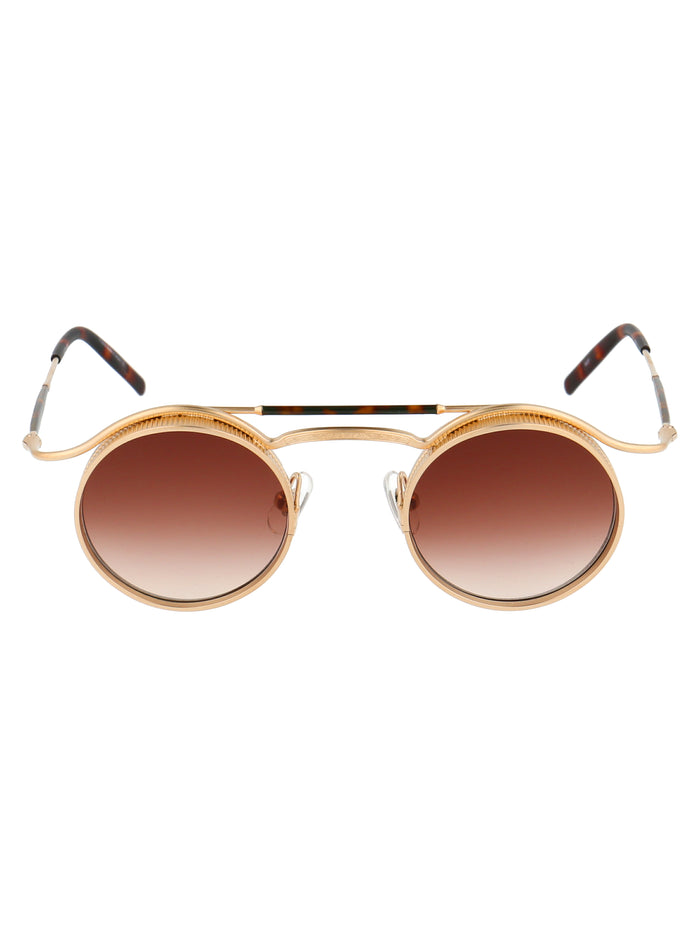 2903h Mgp Matte Gold Brown Gradient Metal Sunglasses