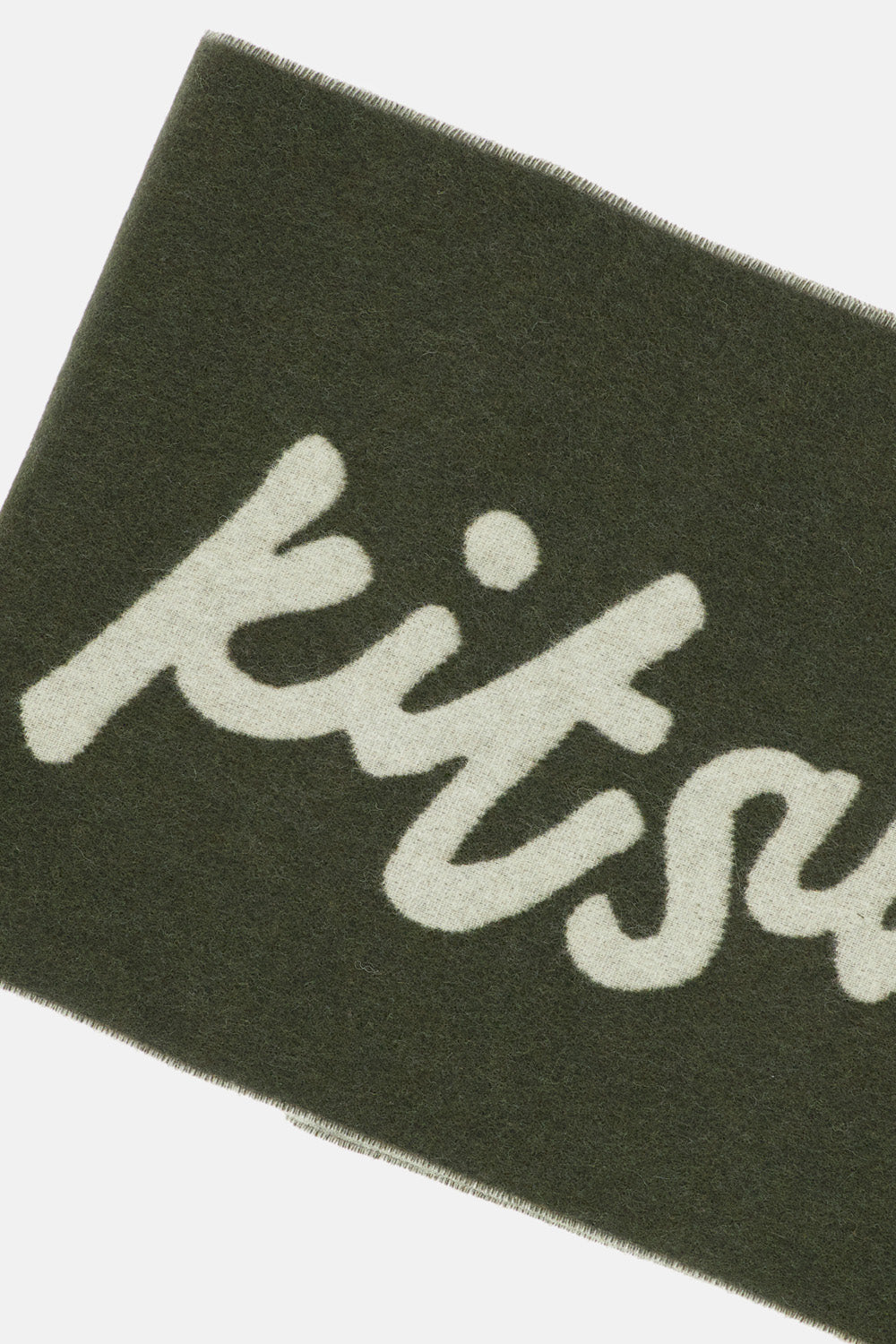 MAISON KITSUNE Scarfs Green Wo Pa