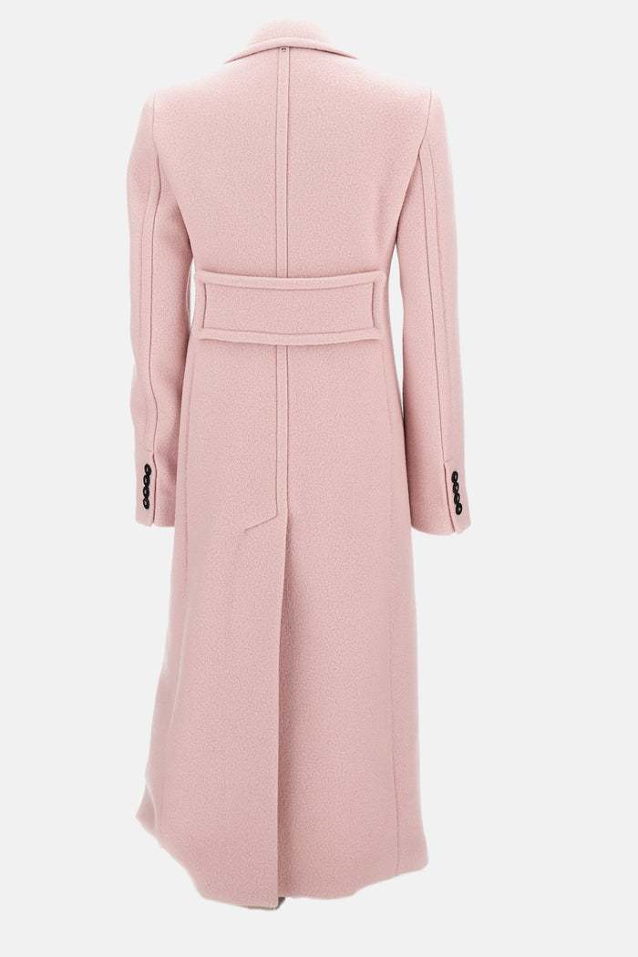 SportMax Coats Pink Virgin Wool
