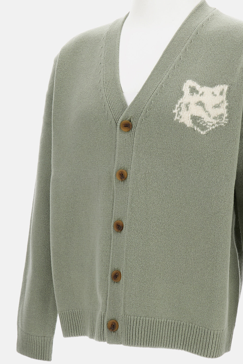 Maison Kitsune Sweaters Green