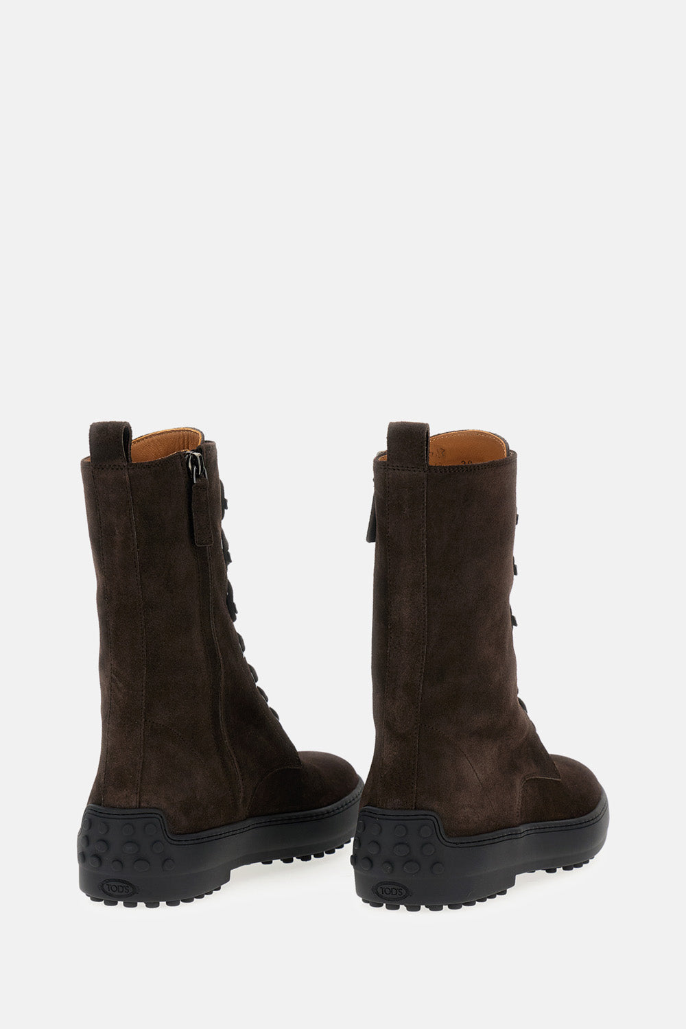 Tods Boots Brown Leather