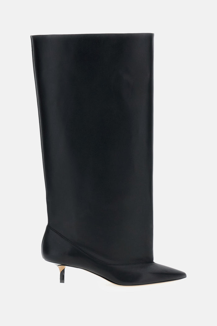 JACQUEMUS With Heel Black Lamb Leather