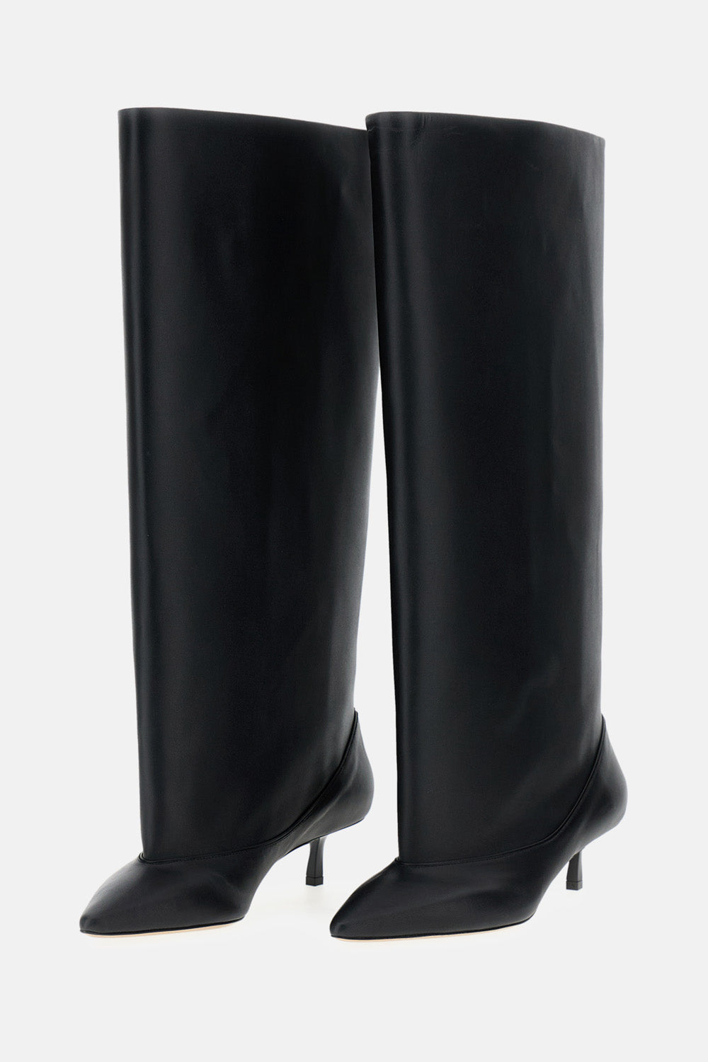 JACQUEMUS With Heel Black Lamb Leather
