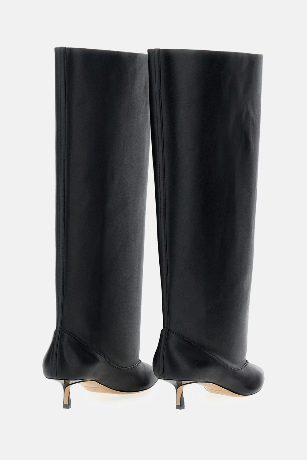 JACQUEMUS With Heel Black Lamb Leather