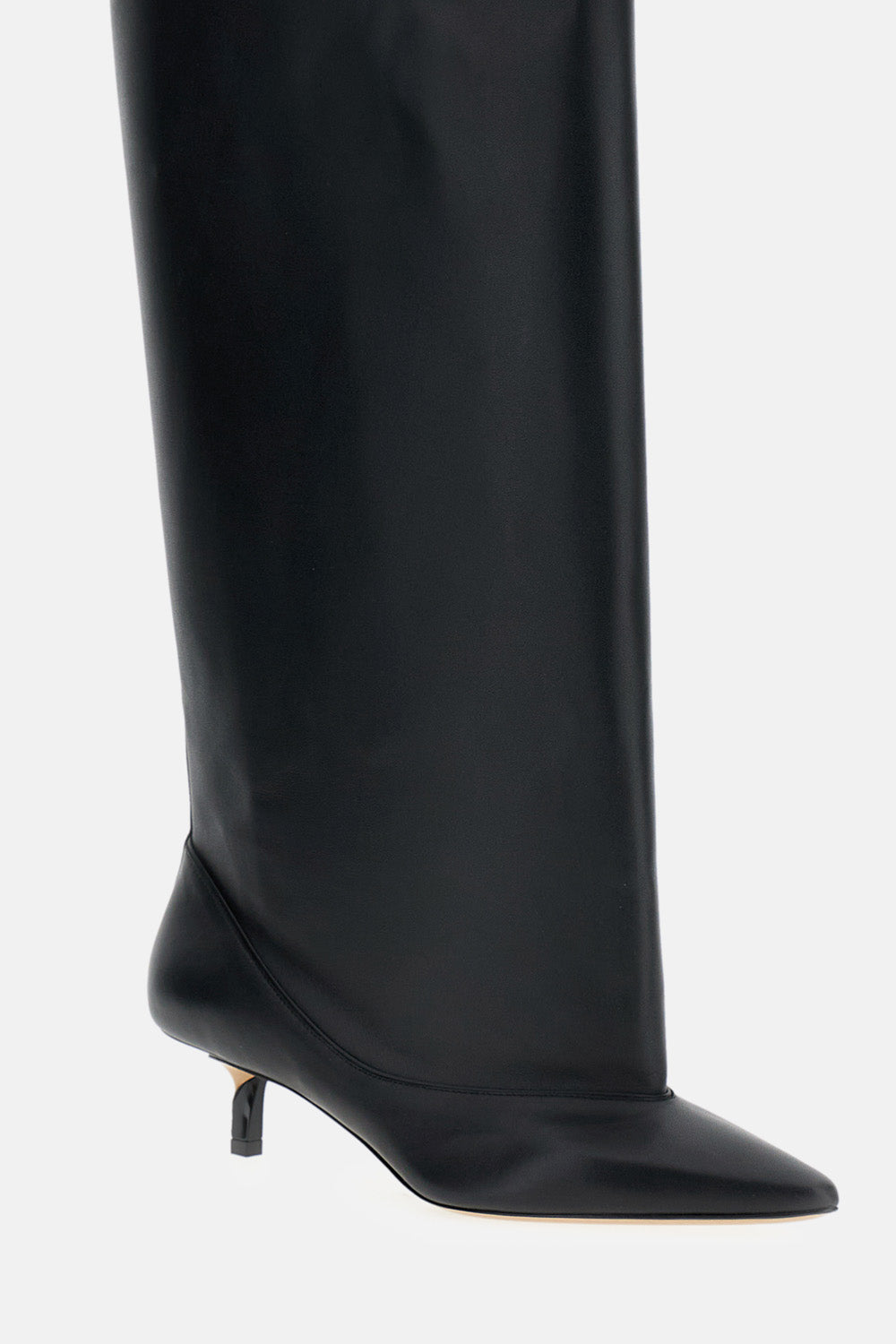 JACQUEMUS With Heel Black Lamb Leather