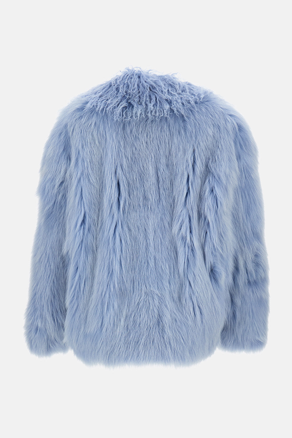 Simonetta Ravizza Coats Clear Blue Fox