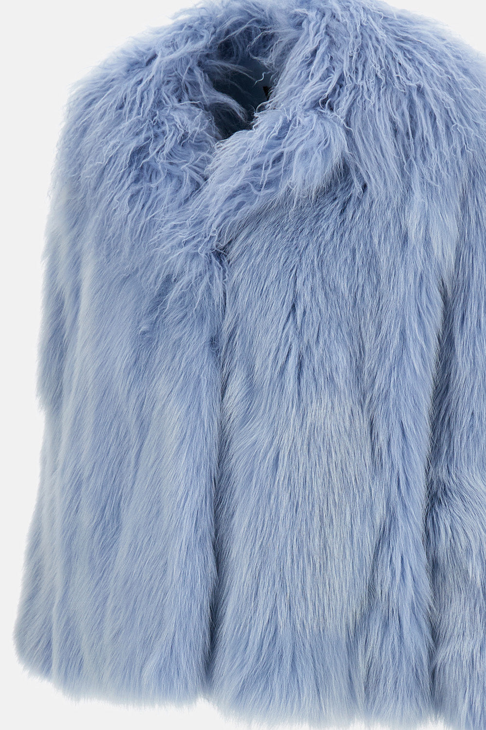Simonetta Ravizza Coats Clear Blue Fox