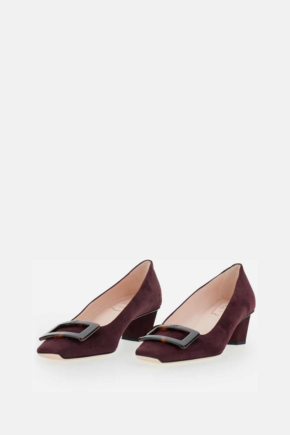Roger Vivier With Heel Brown Goat Leather