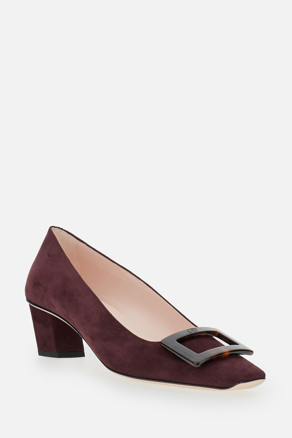Roger Vivier With Heel Brown Goat Leather