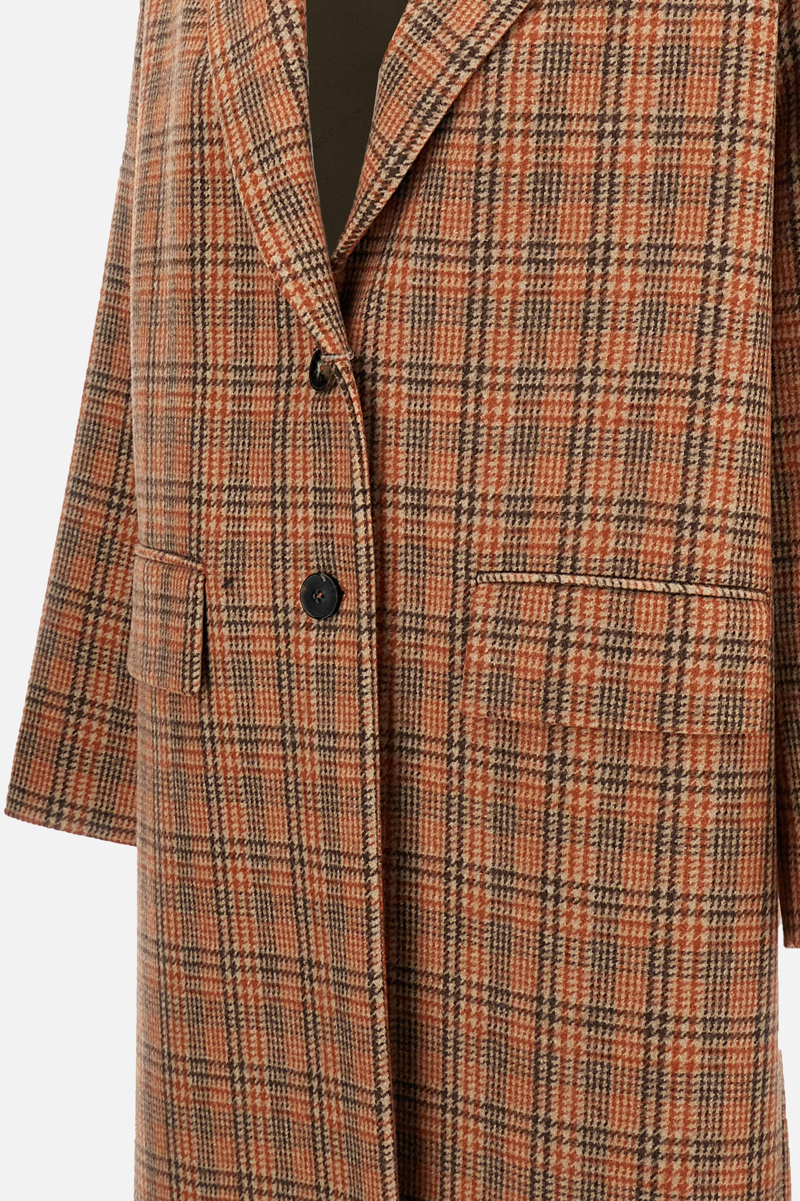 Alberto Biani Coats Orange Wo Pl Pa
