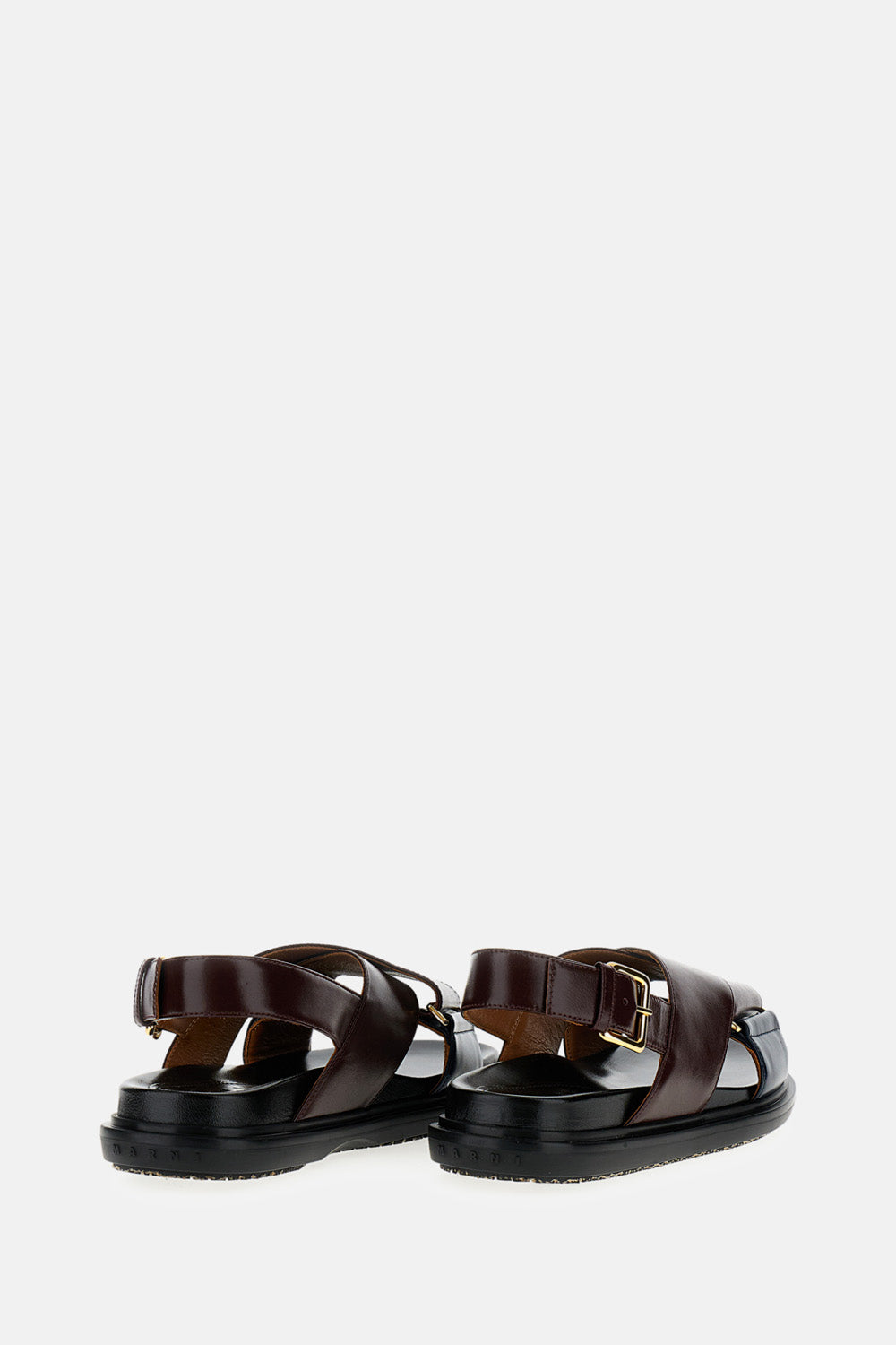 Marni Sandals Brown Ovine Leather
