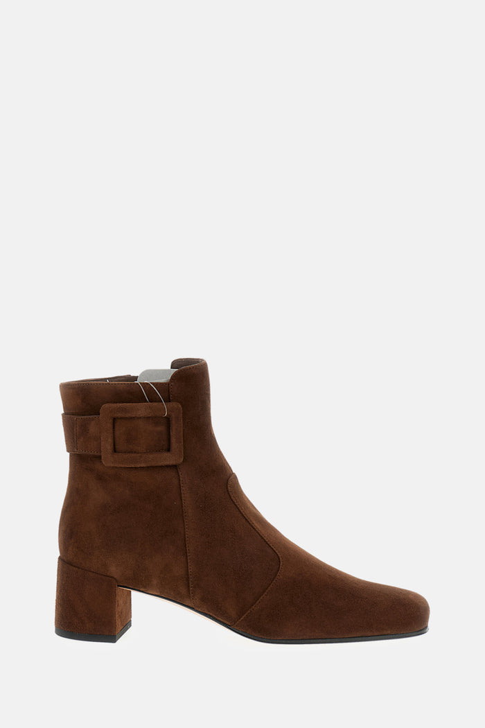 Roger Vivier Boots Brown Goat Leather