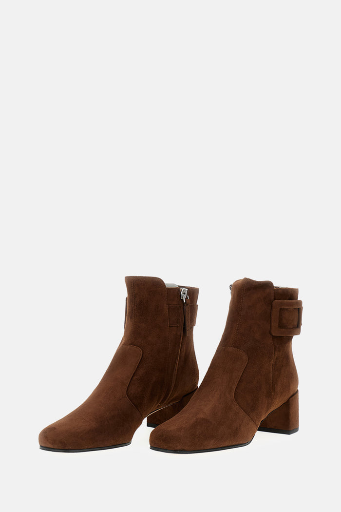 Roger Vivier Boots Brown Goat Leather