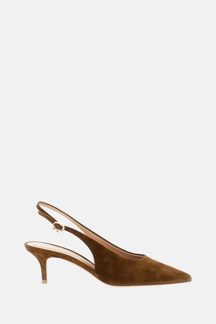 Gianvito Rossi With Heel Brown Leather