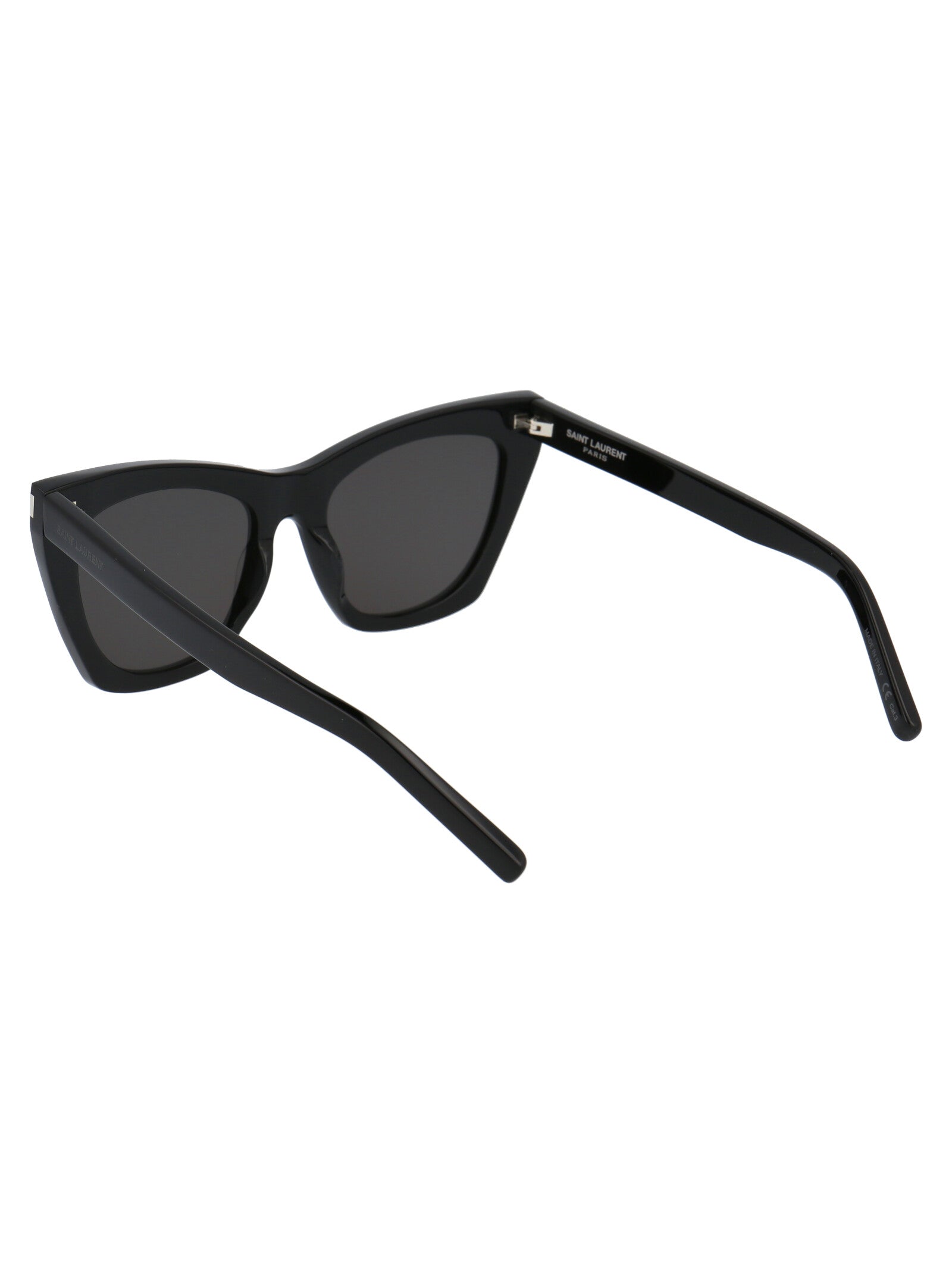 Sl 214 Kate 001 Black-black-grey Acetate Sunglasses
