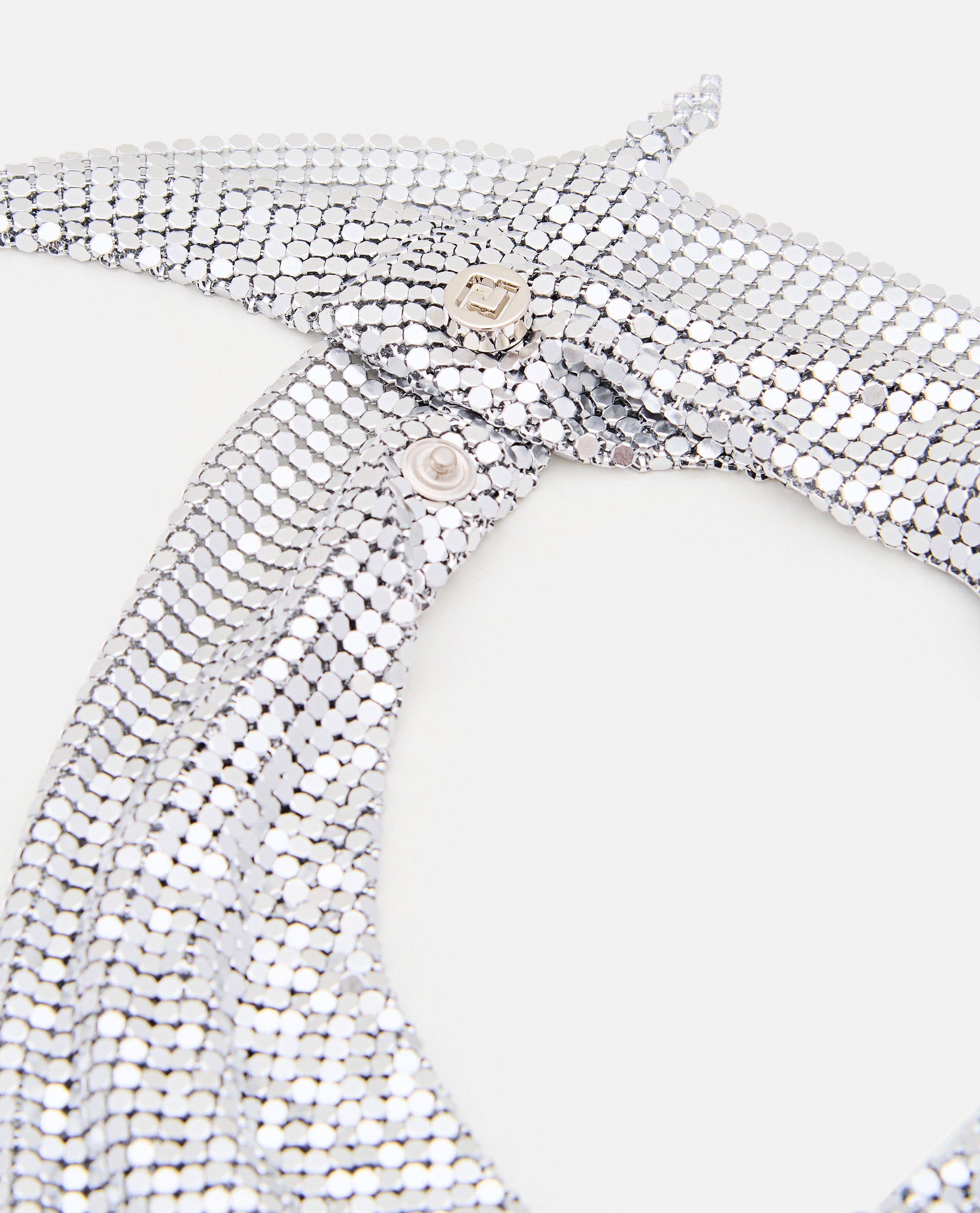 RABANNE Scarfs Silver Aluminium