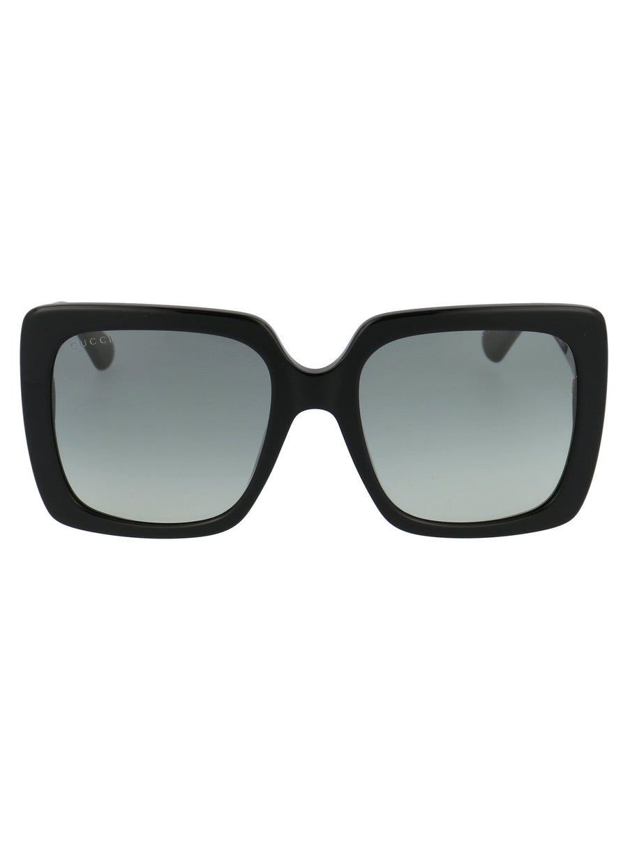 Sunglasses Gg0418s Black-Grey Acetate Black/black/grey