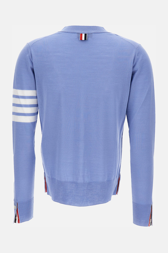 Thom Browne Sweaters Clear Blue Virgin Wool