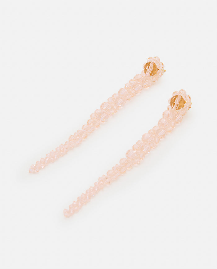 Simone Rocha Bijoux Pink Brass Crystal