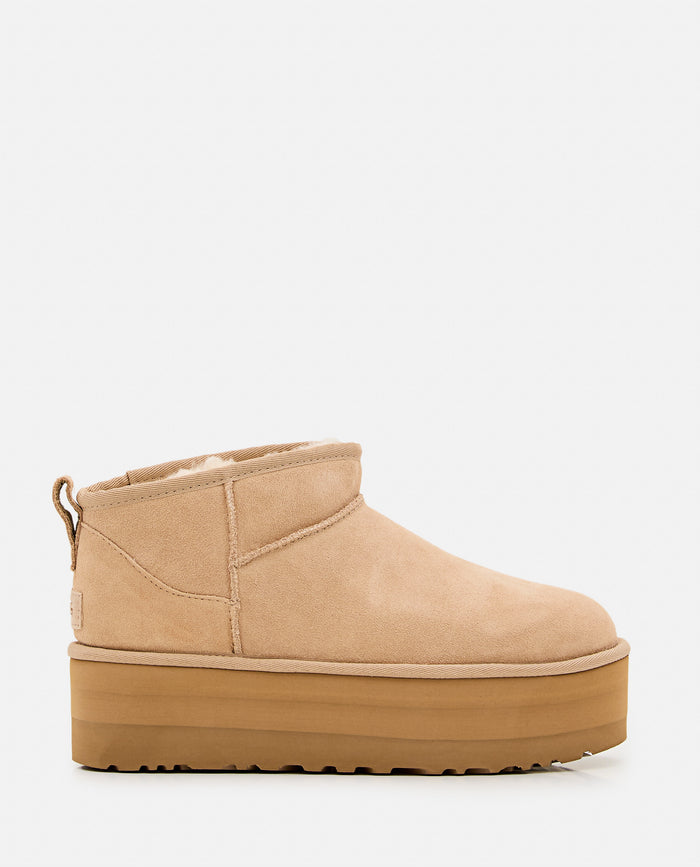 UGG Boots Beige Leather