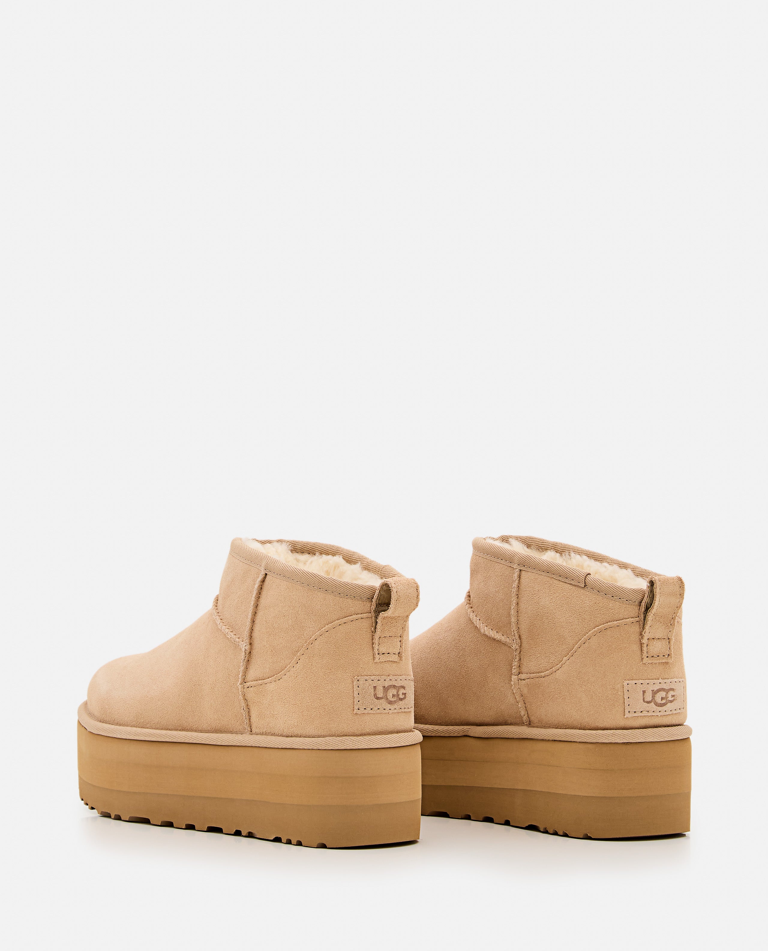 UGG Boots Beige Leather