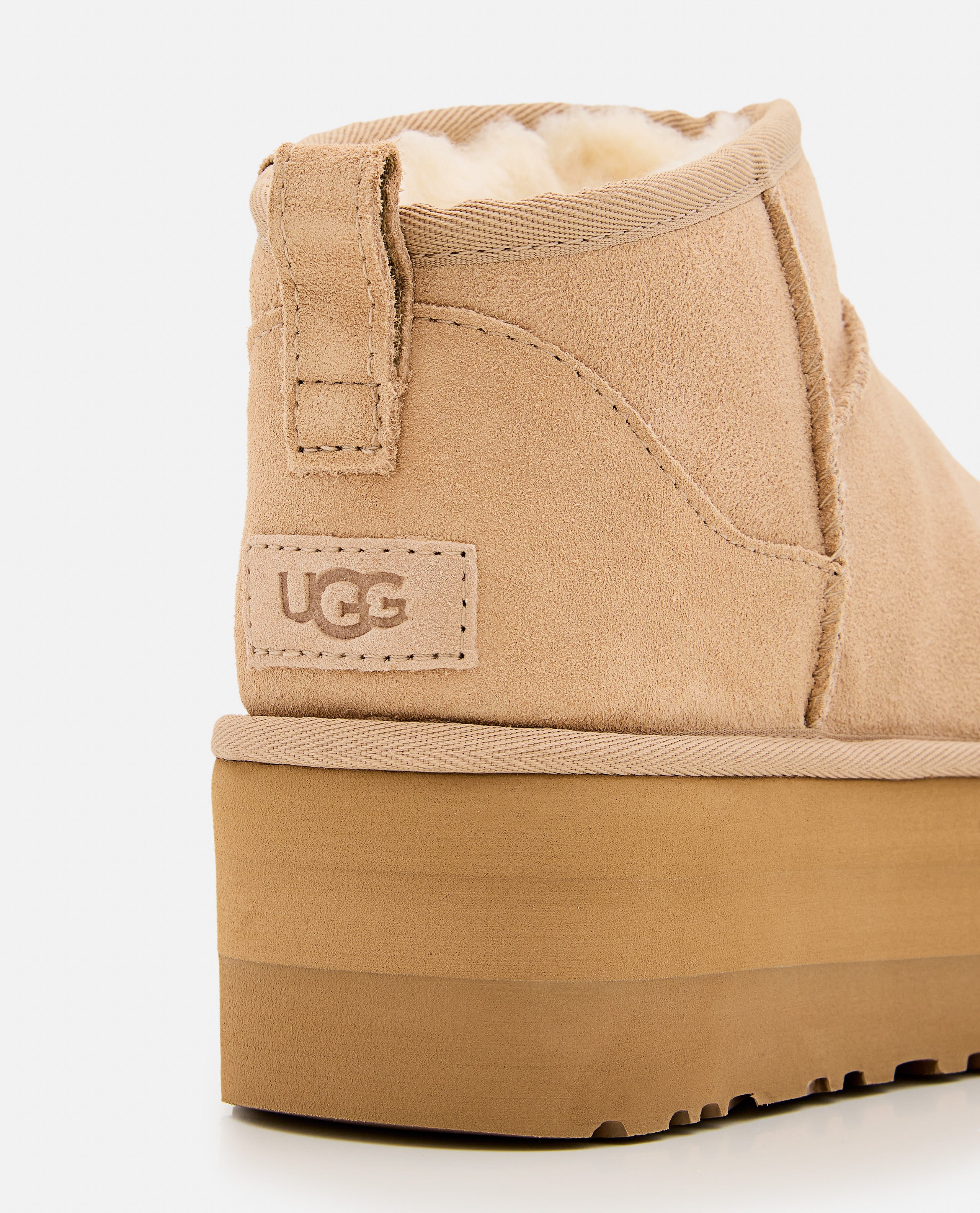 UGG Boots Beige Leather