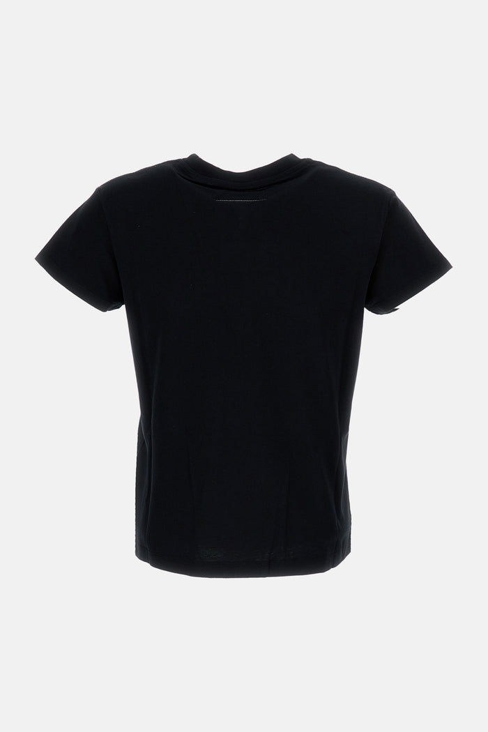 Mm6 Maison Margiela T-Shirts And Polos Black
