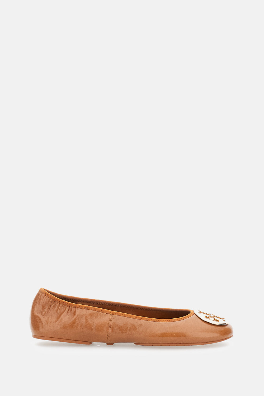 Tory Burch Flat shoes Orange Ovine Leather Nylon
