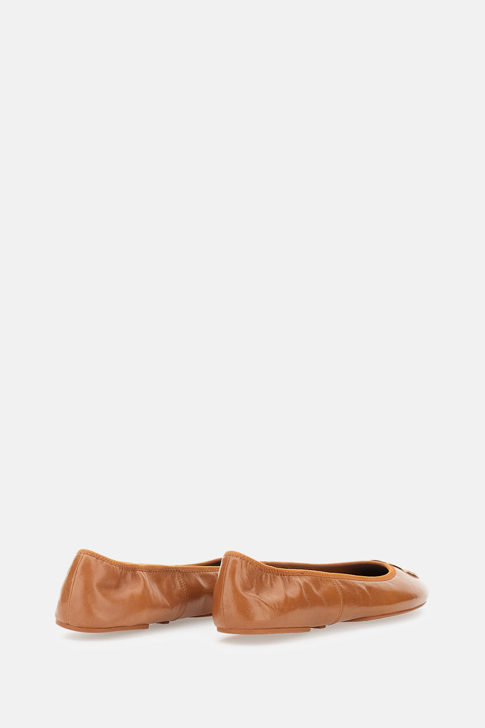 Tory Burch Flat shoes Orange Ovine Leather Nylon