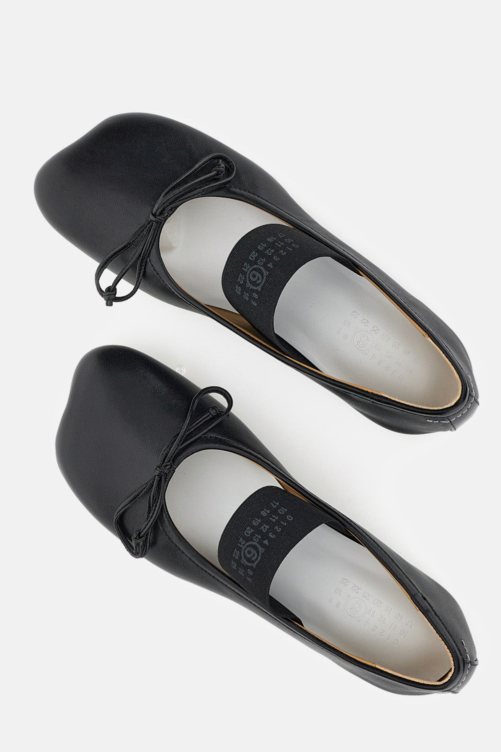 MM6 Maison Margiela Flat shoes Black Ovine Leather