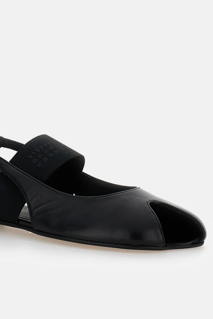 MM6 Maison Margiela Sandals Black Ovine Leather