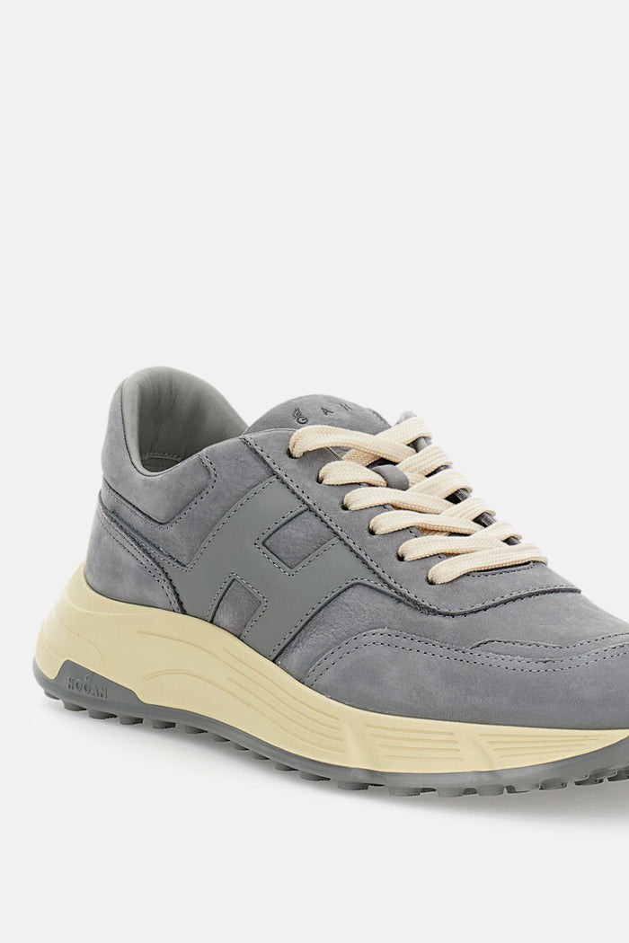 Hogan Sneakers Grey Calfskin