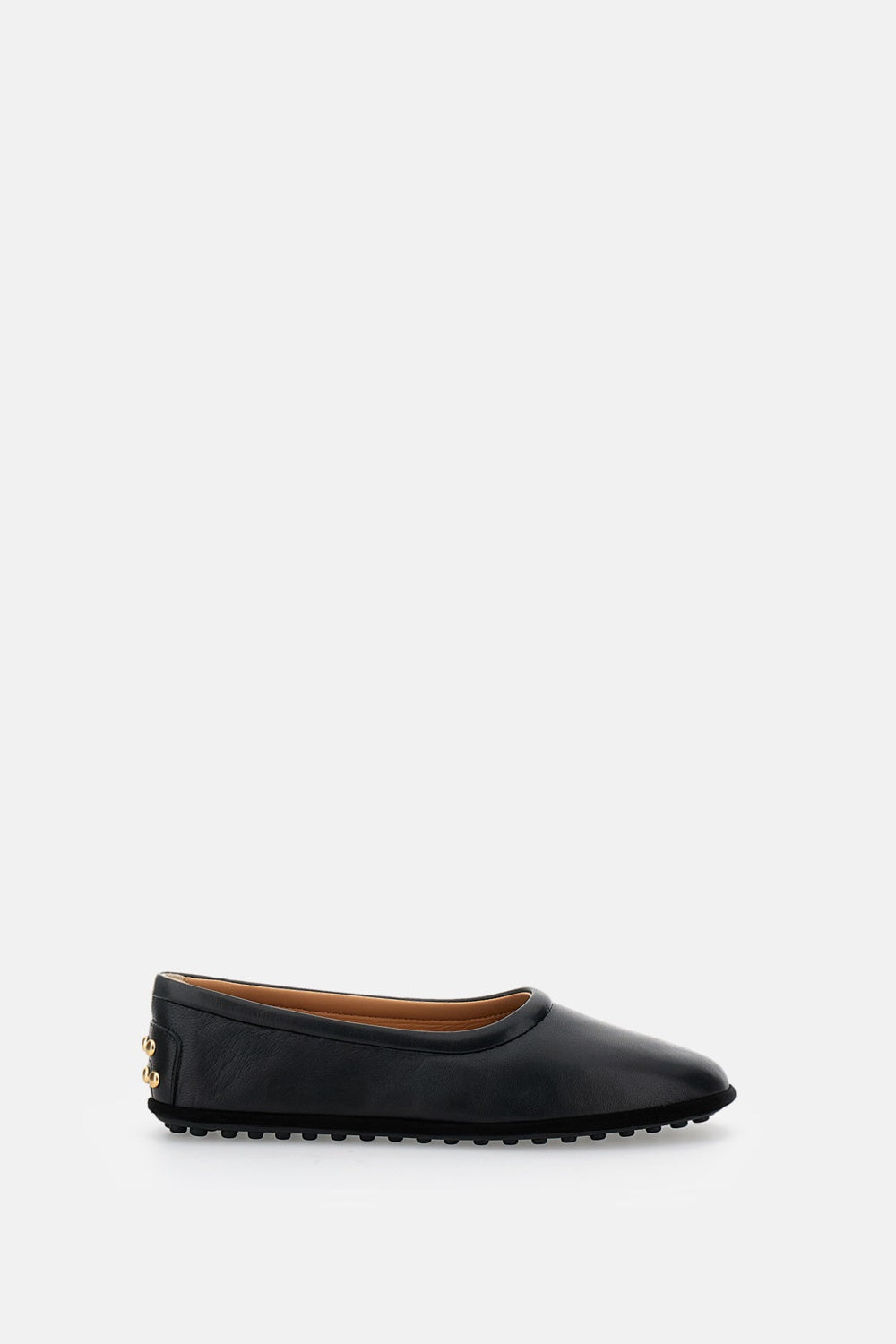 Tods Flat shoes Black Lambskin Goat Leather