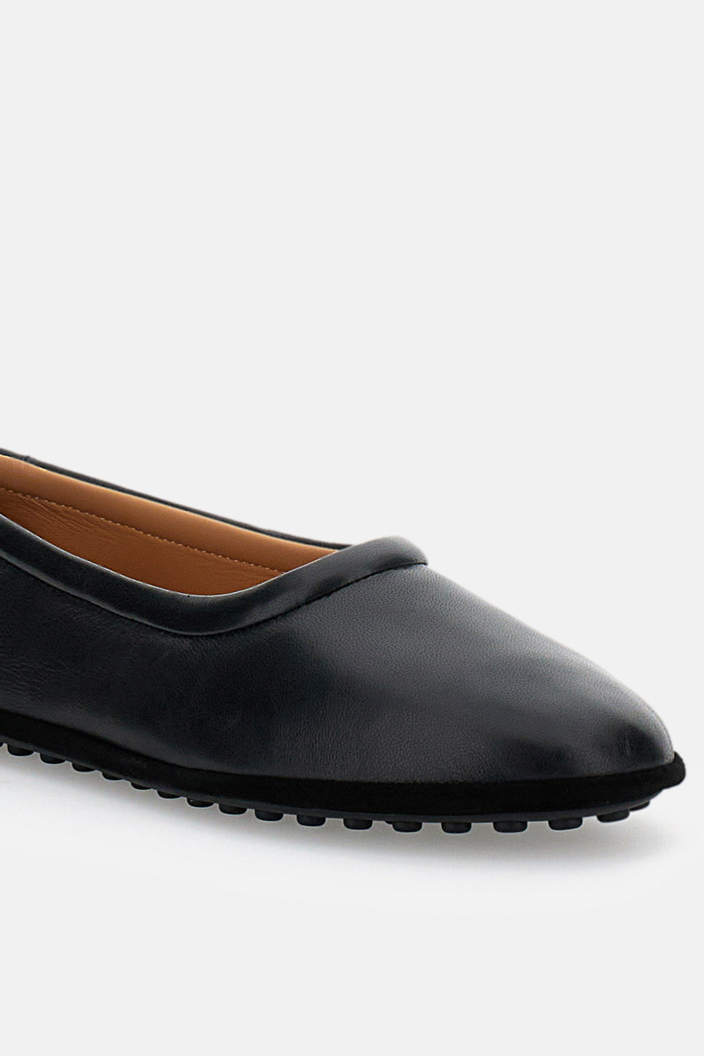 Tods Flat shoes Black Lambskin Goat Leather
